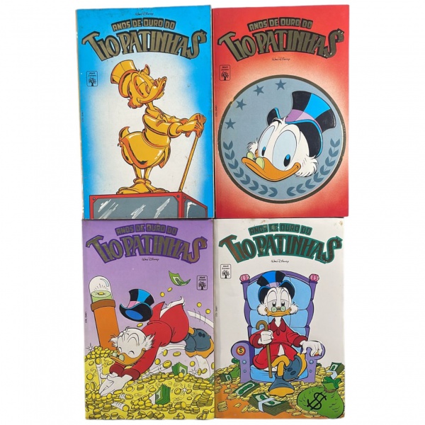 COLEÇÃO COMPLETA DO N1 AO N4 DE, ANOS DE OURO DO TIO PATINHAS (19
