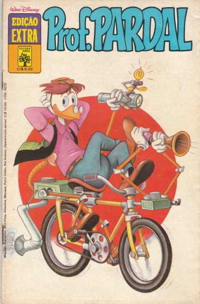 WALT DISNEY: Gibi Prof. Pardal, 1978. Nº 86. Editora Abril. Bem c