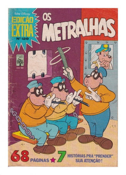 Gibi - Quadrinhos - Walt Disney - Irmãos Metralha - Edição Extra