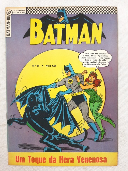 Revista Batman 2a Série , número 80, editora Ebal, formato Ameri
