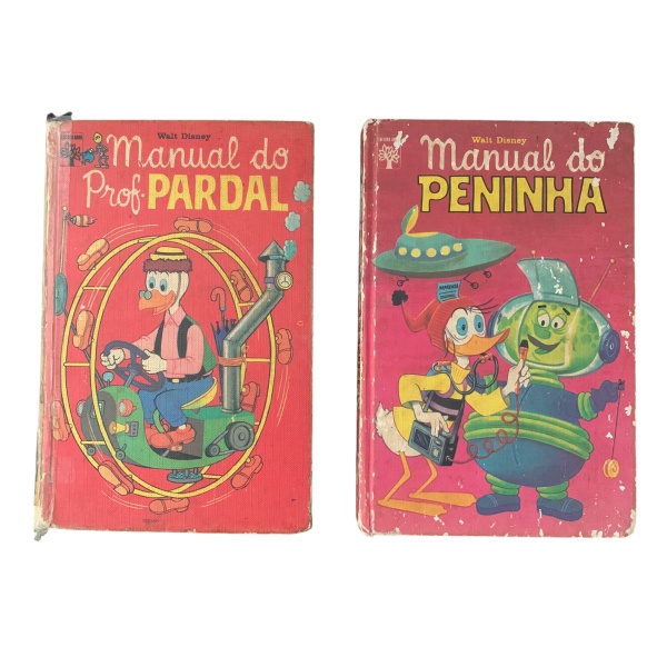 DISNEY - Manual Prof. Pardal e Peninha, no estado.