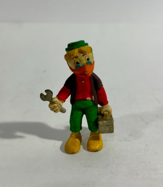 Boneco Disney Professor Pardal fabricado em 1984 - dim - 6 cm de