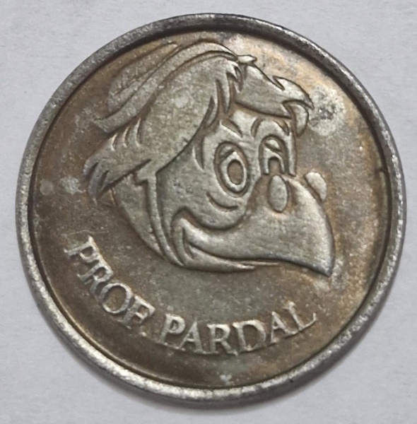 COLECIONISMO, MOEDA DISNEY, PROFESSOR PARDAL, VALOR 600, FAZ PART