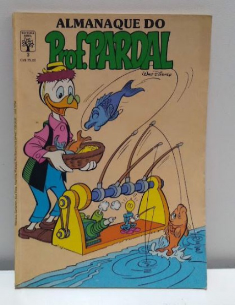 JR 7623 - Antiga revista/gibi professor Pardal, ano 1988. São mai