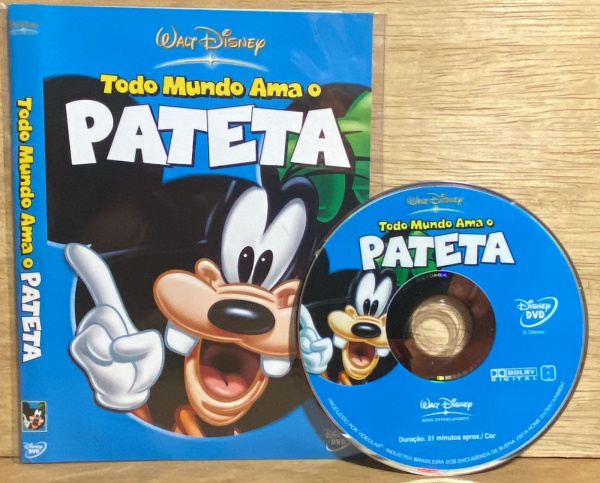 DVD - Original - Todo Mundo Ama o Pateta - NÃO acompanha caixa -