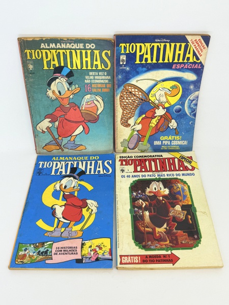 GIBI / REVISTA - ALMANAQUE DO TIO PATINHAS - SENDOS OS Nº 1 / 3