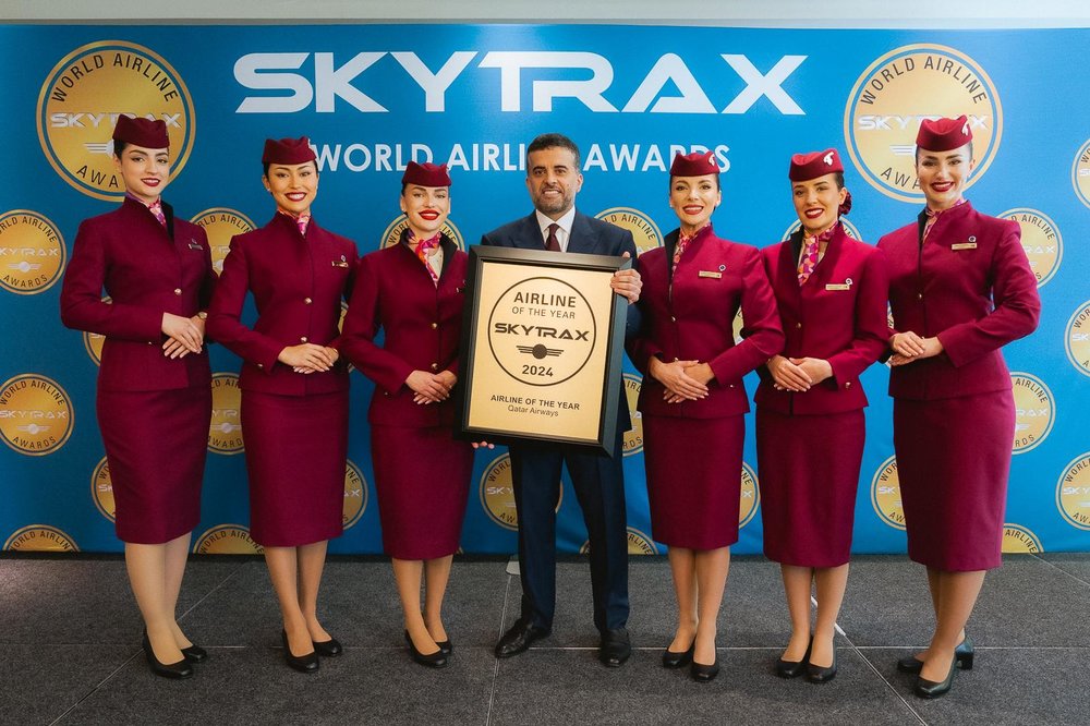 Qatar Airways Secures the ‘Airline of the Year’ Title from Skytrax, Returning to the Top for an Unprecedented Eighth ... | Qatar Airways Newsroom