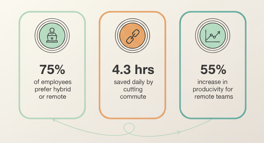 Remote work statistics you need to know (2026) • Breeze