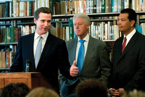 Clinton throws weight behind Newsom for governor - Daily Trojan