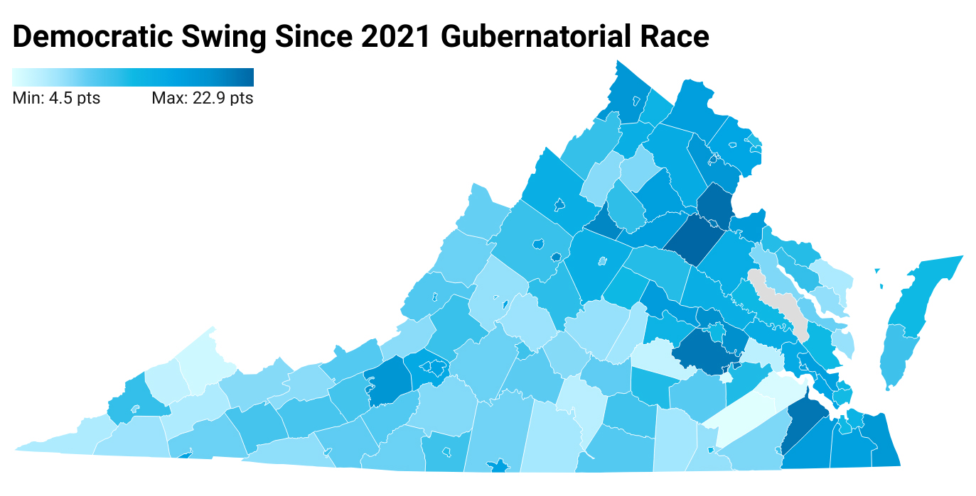 Virginia’s Rural Voters Shift 12 Points Toward Democrats | The Daily Yonder