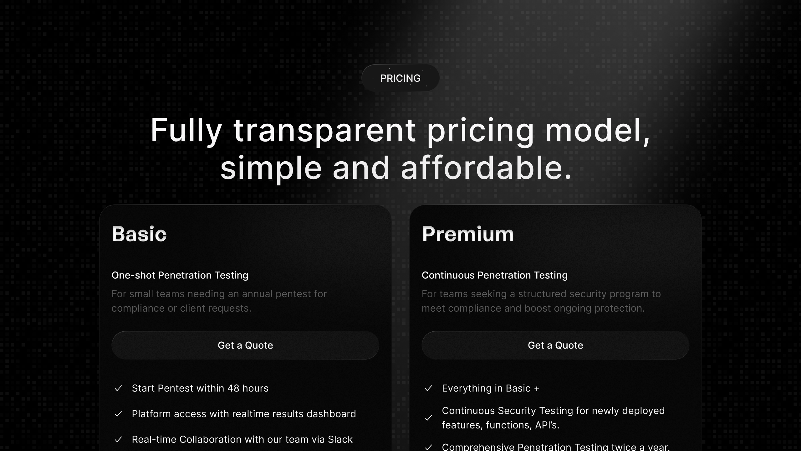 Penetration Testing Pricing