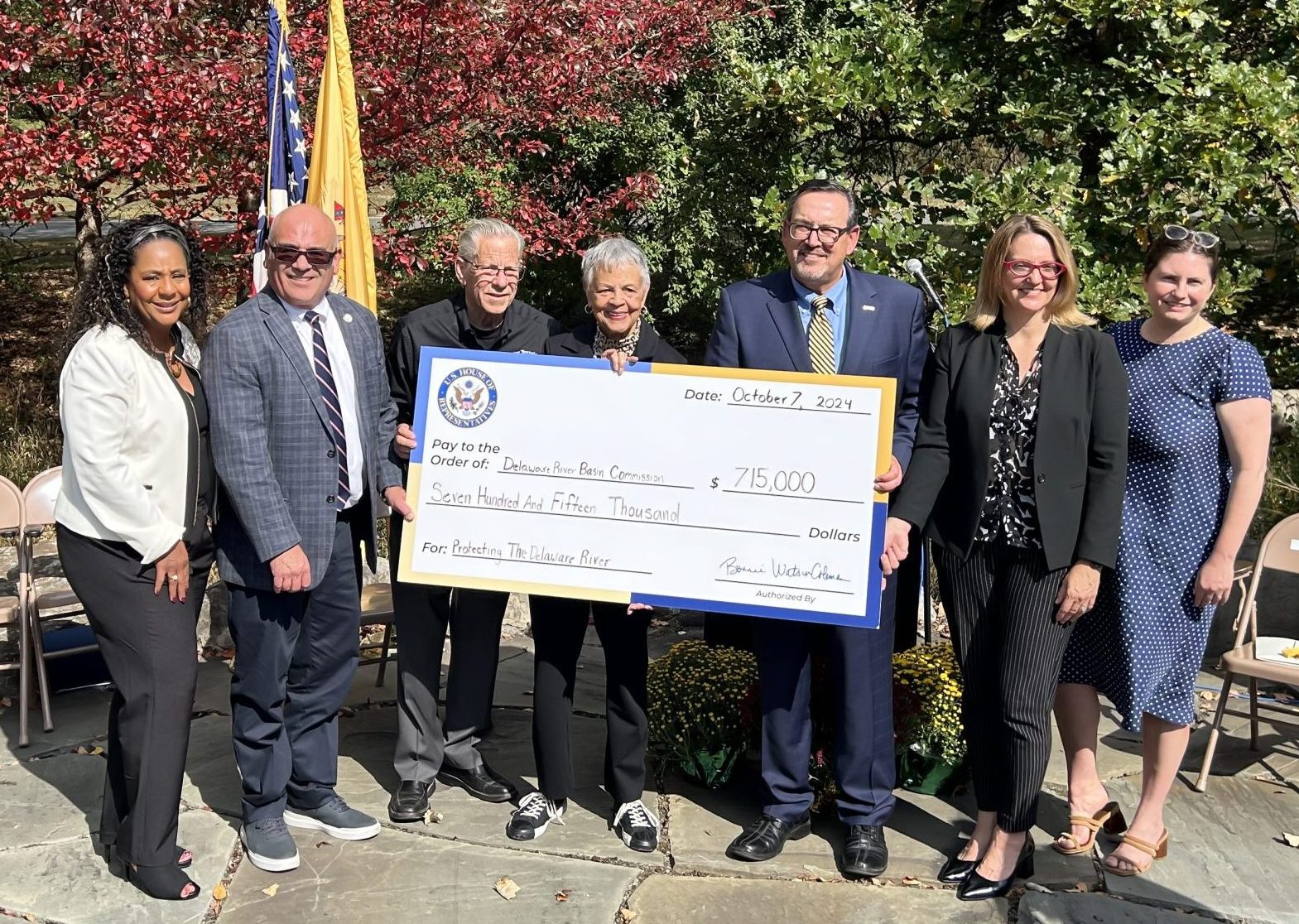 The DRBC got $715,000 in federal funding via New Jersey Congresswoman Bonnie Watson Colman.