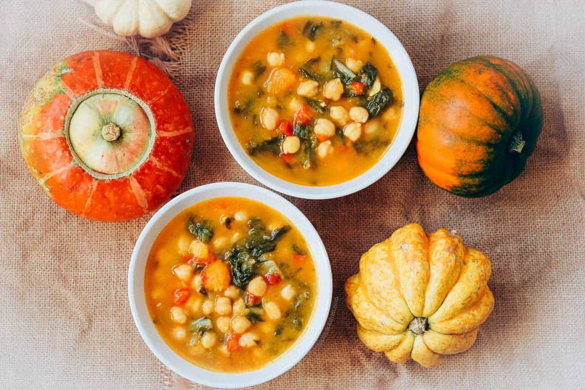Garbanzos con Acelgas y Calabaza | Delicias Kitchen