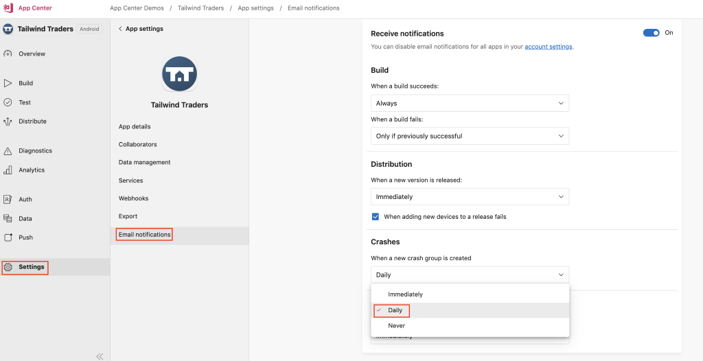 A Bite-Sized Daily Digest for Crashes in Visual Studio App Center - App Center Blog