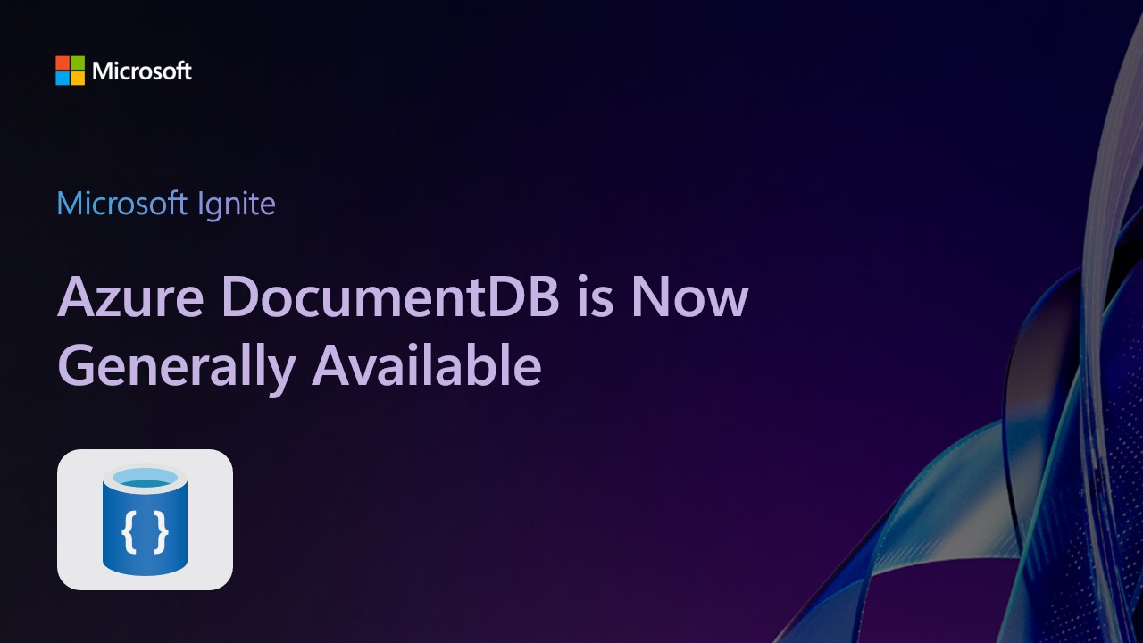 Azure DocumentDB is Now Generally Available - Azure Cosmos DB Blog