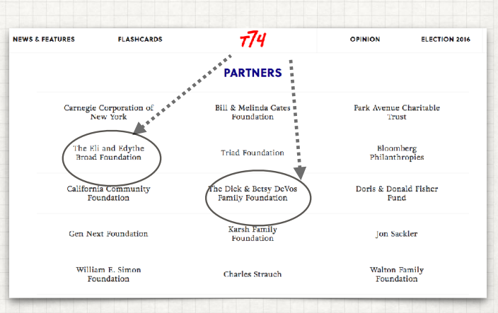 Who Funds The 74? | Diane Ravitch's blog