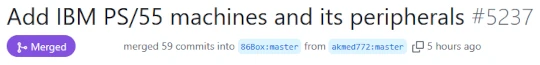 250219 PS/55エミュ製作 [47]86Boxのmasterに統合されました！ - Diary on wind