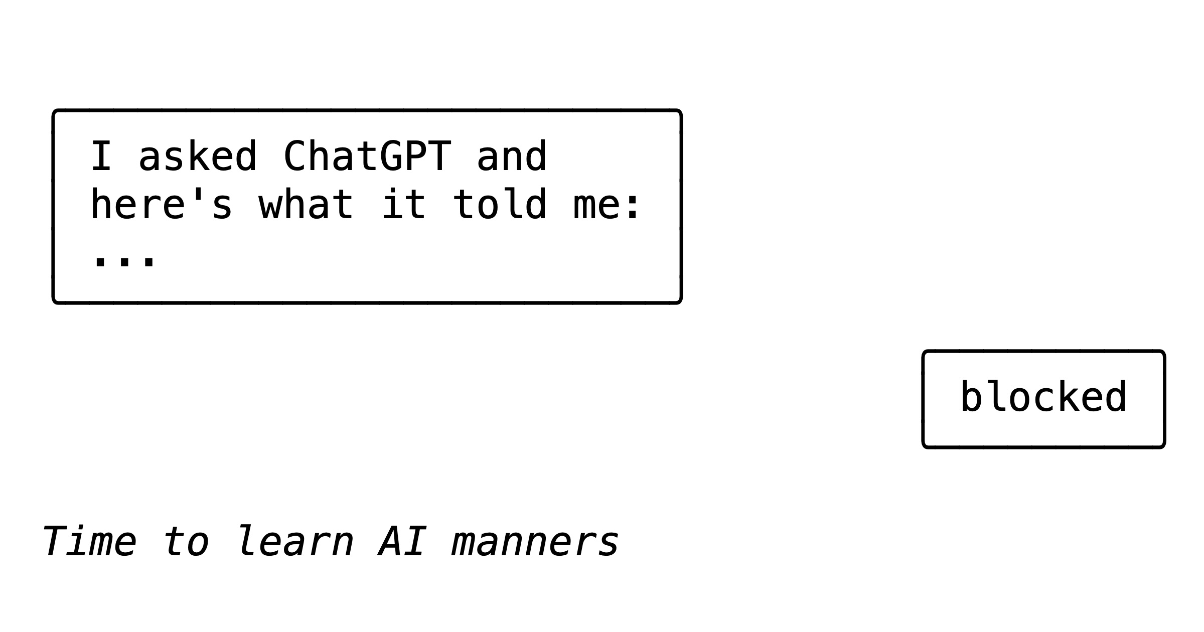 It's rude to show AI output to people | Alex Martsinovich