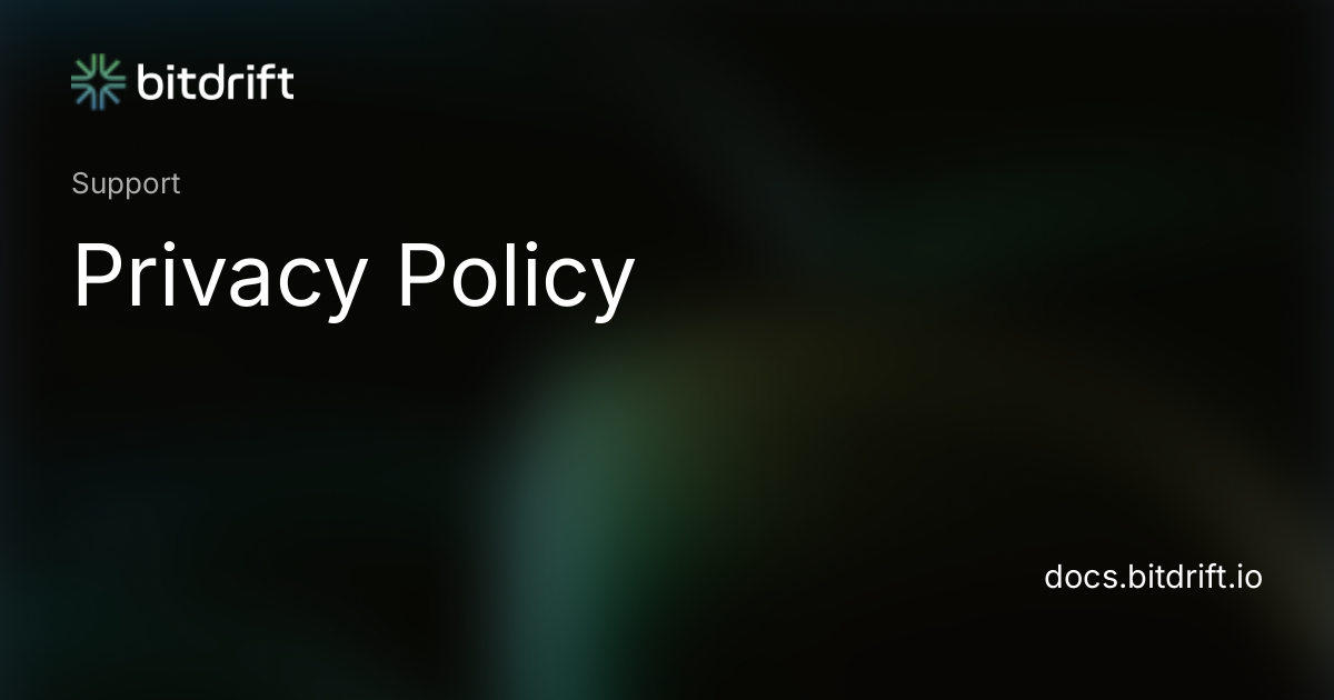 Privacy Policy - Capture Documentation