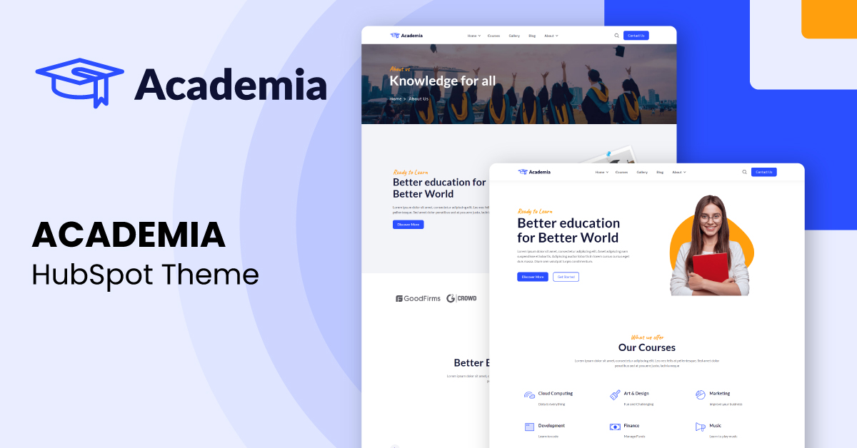 Academia HubSpot Theme Documentation | MakeWebBetter