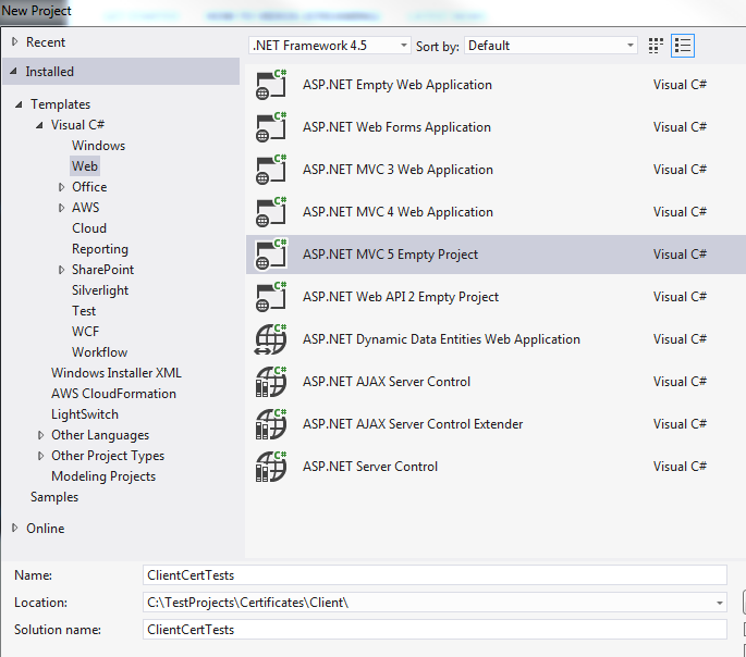 Using client certificates in .NET part 5: working with client certificates in a web project | Exercises in .NET with Andras Nemes