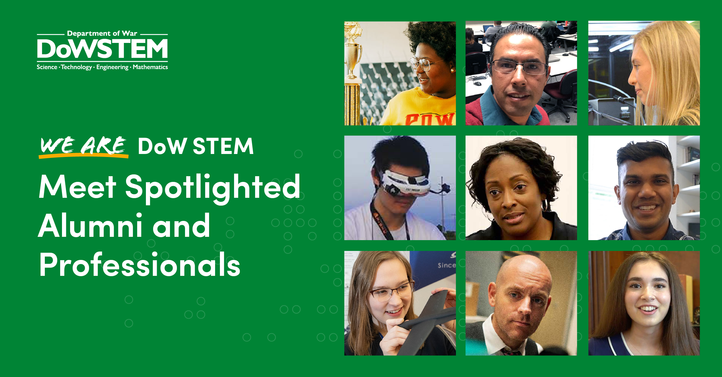 Professionals & Alumni | DoW STEM