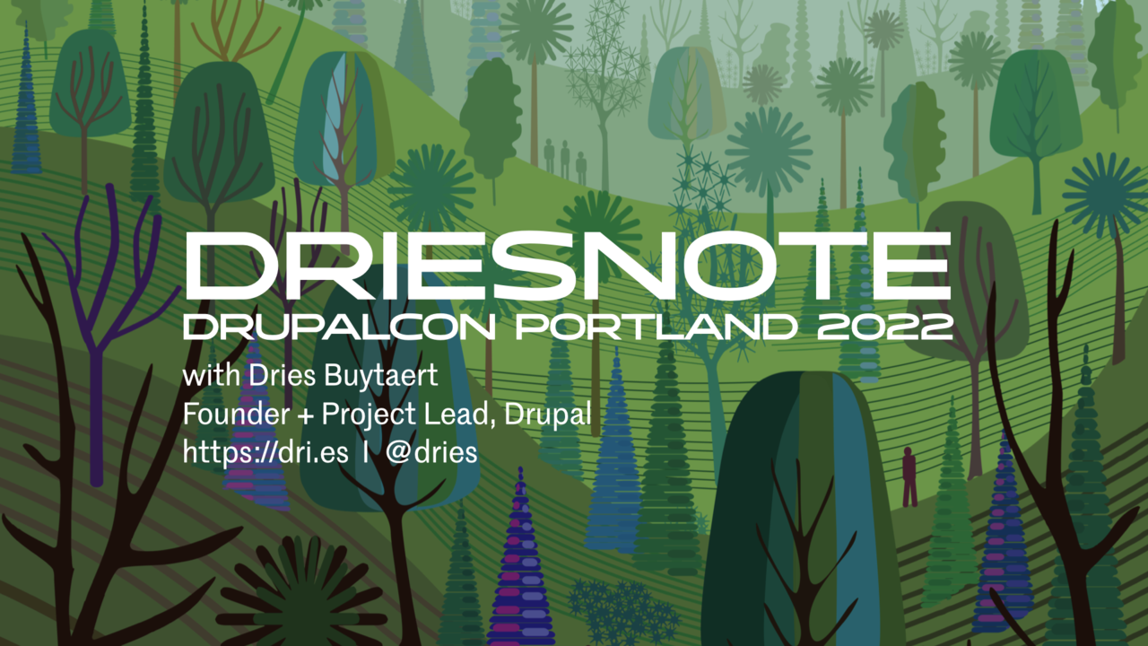 State of Drupal presentation (April 2022) | Dries Buytaert