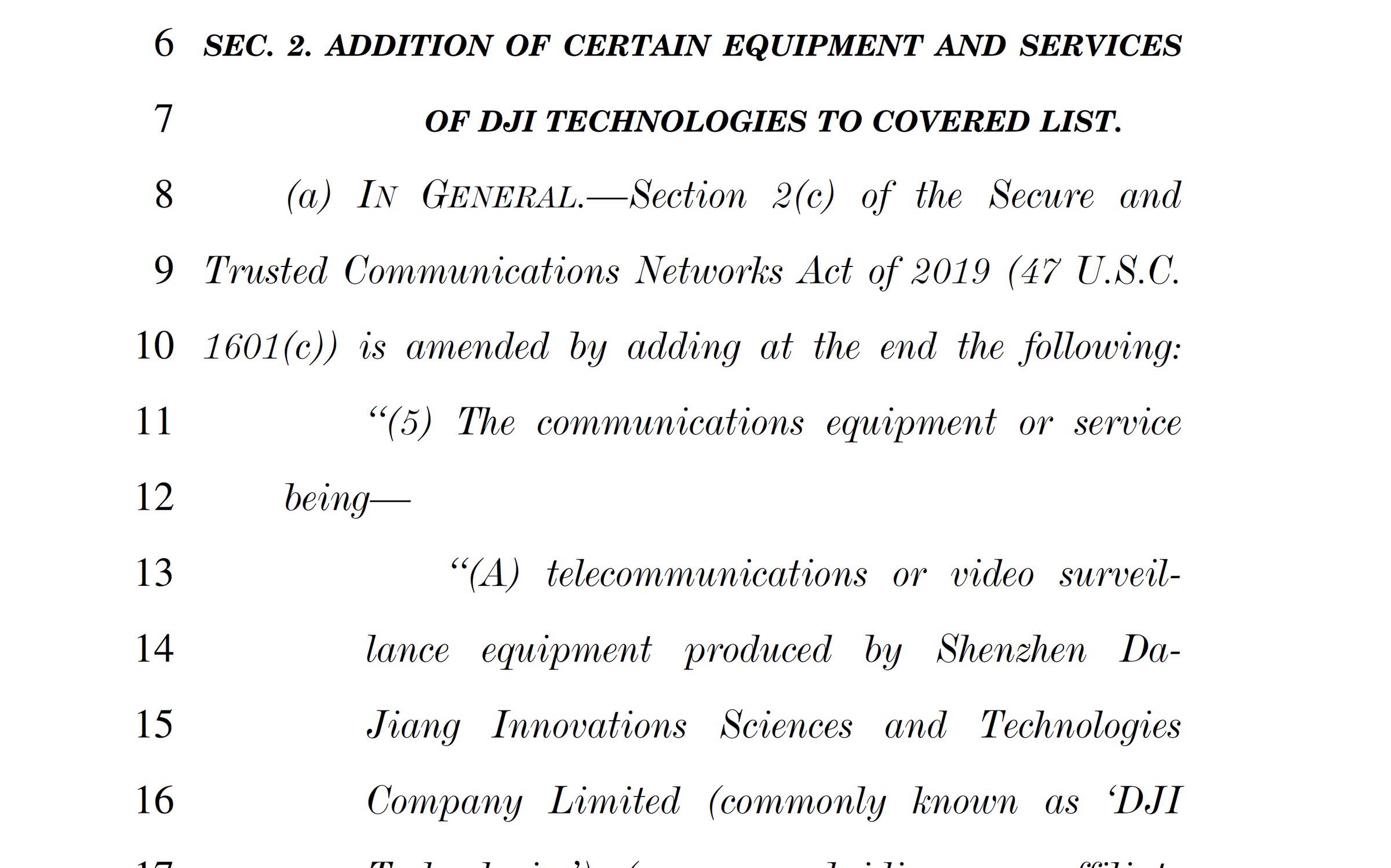 The truth about the Countering CCP Drones Act - Drone Service Providers Alliance