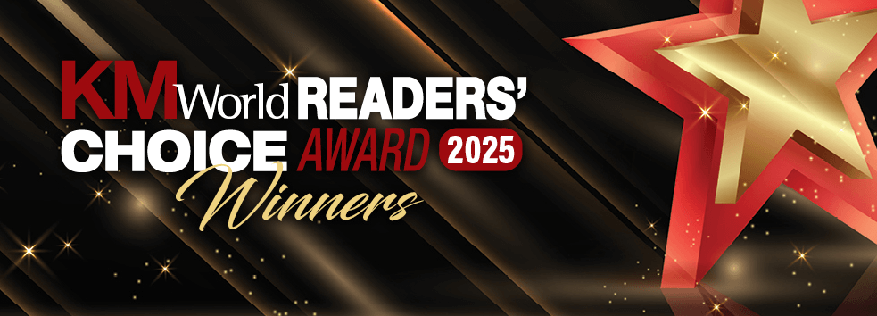 KMWorld Readers' Choice Award Winners 2025