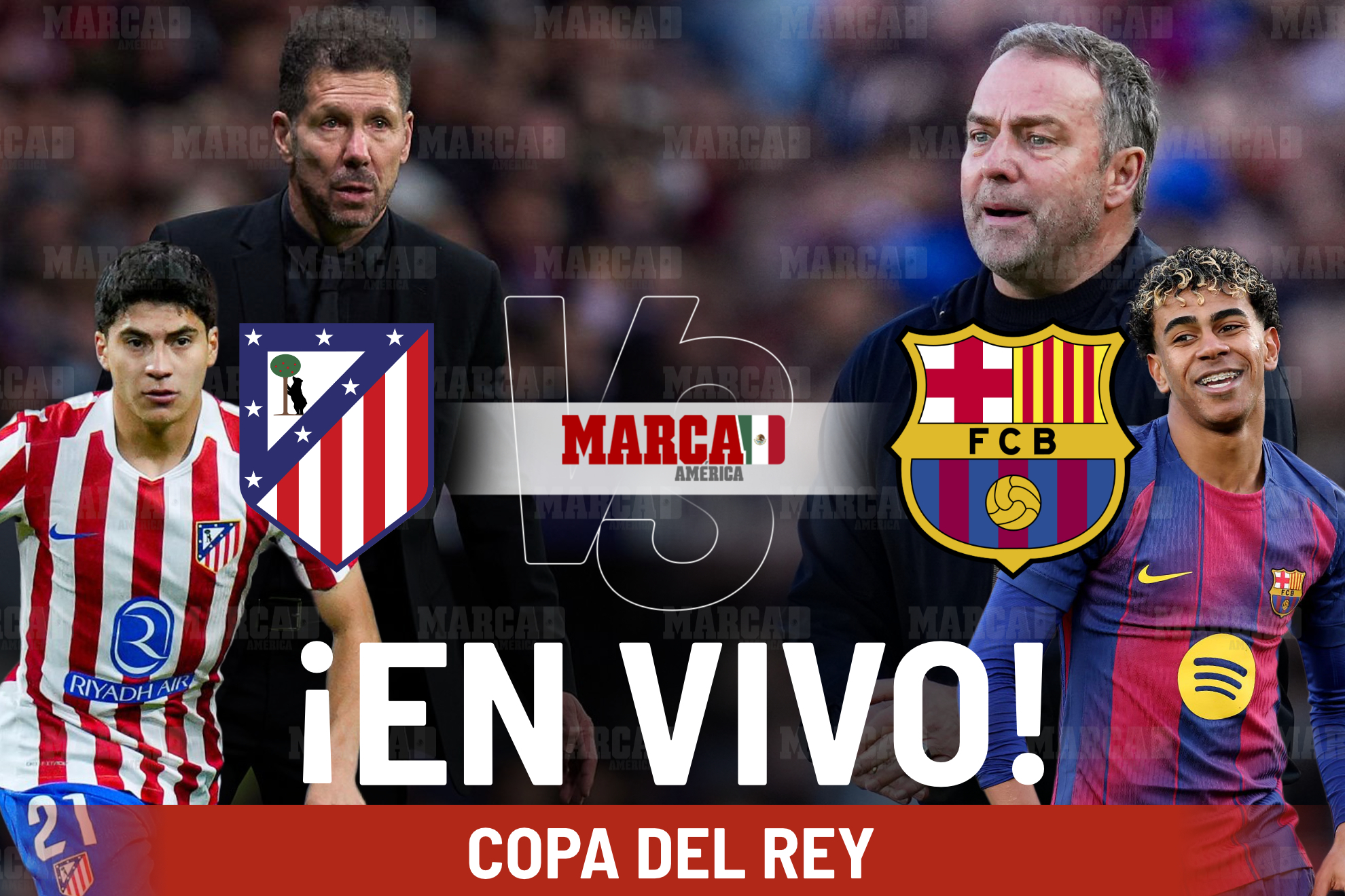 ¿Cómo quedó Atlético de Madrid vs Barcelon? Semifinal de Copa del Rey 2026: Goleada histórica para Cholo Simeone
