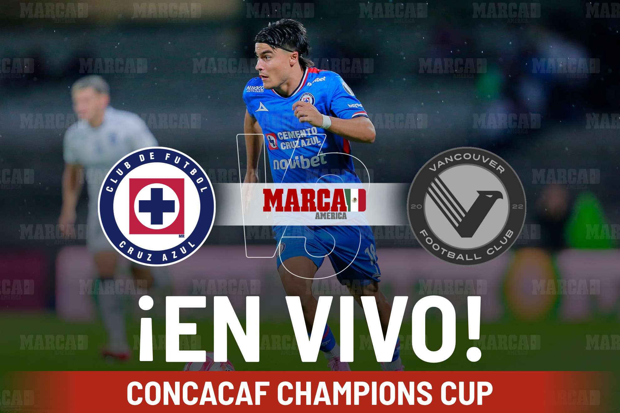 Cruz Azul vs Vancouver FC EN VIVO. Partido de Luka Romero en la Concachampions 2026