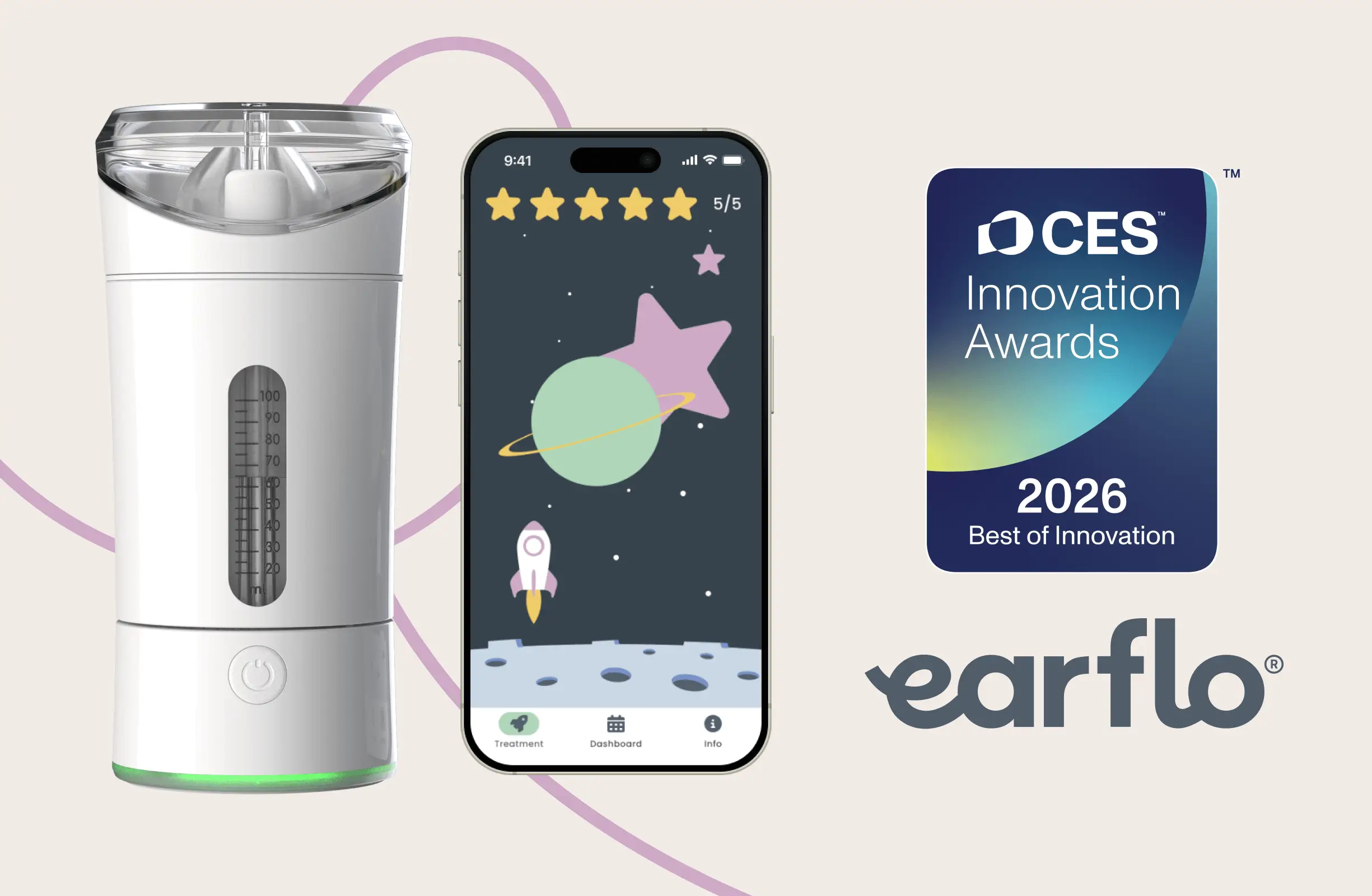 Earflo Named Best of Innovation in Digital Health for CES® 2026 | Earflo