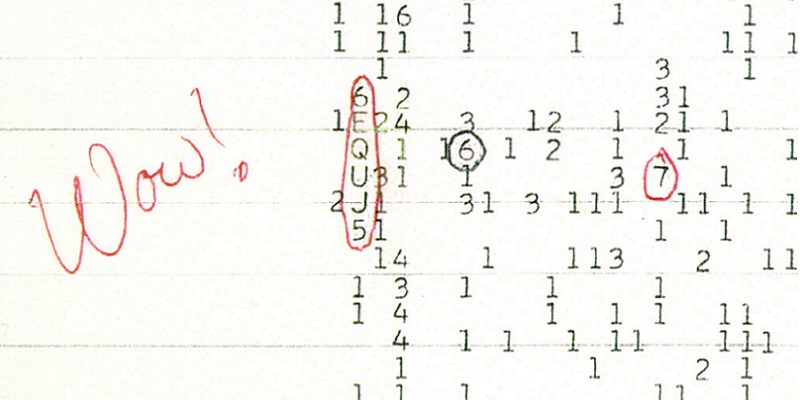 Wow! signal explained after 40 years? | Space | EarthSky