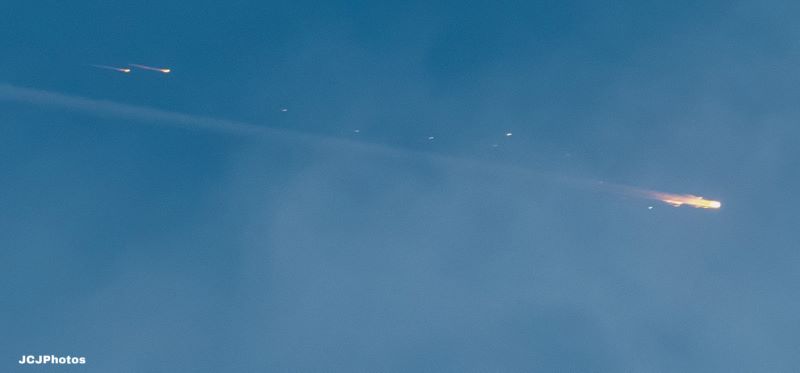 Eyewitnesses saw fiery Starship reentry over Caribbean