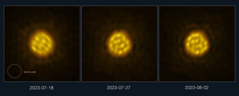 Watch a star’s surface bubble in fantastic video and images