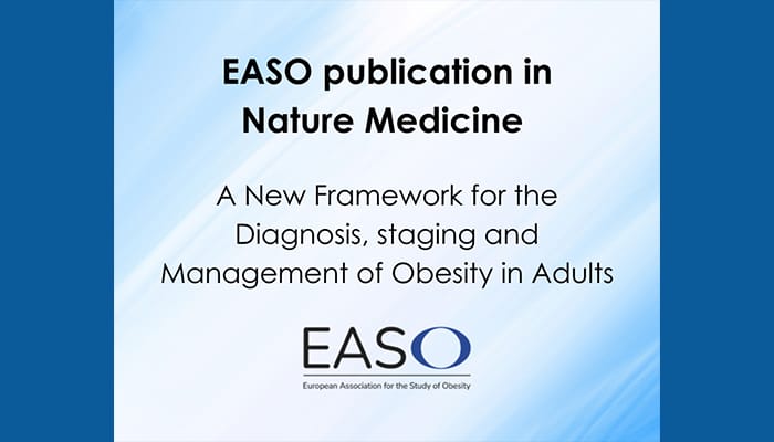 A new framework for the diagnosis, staging and management of obesity in adults - EASO