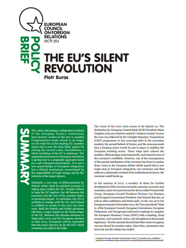 The EU’s silent revolution – European Council on Foreign Relations