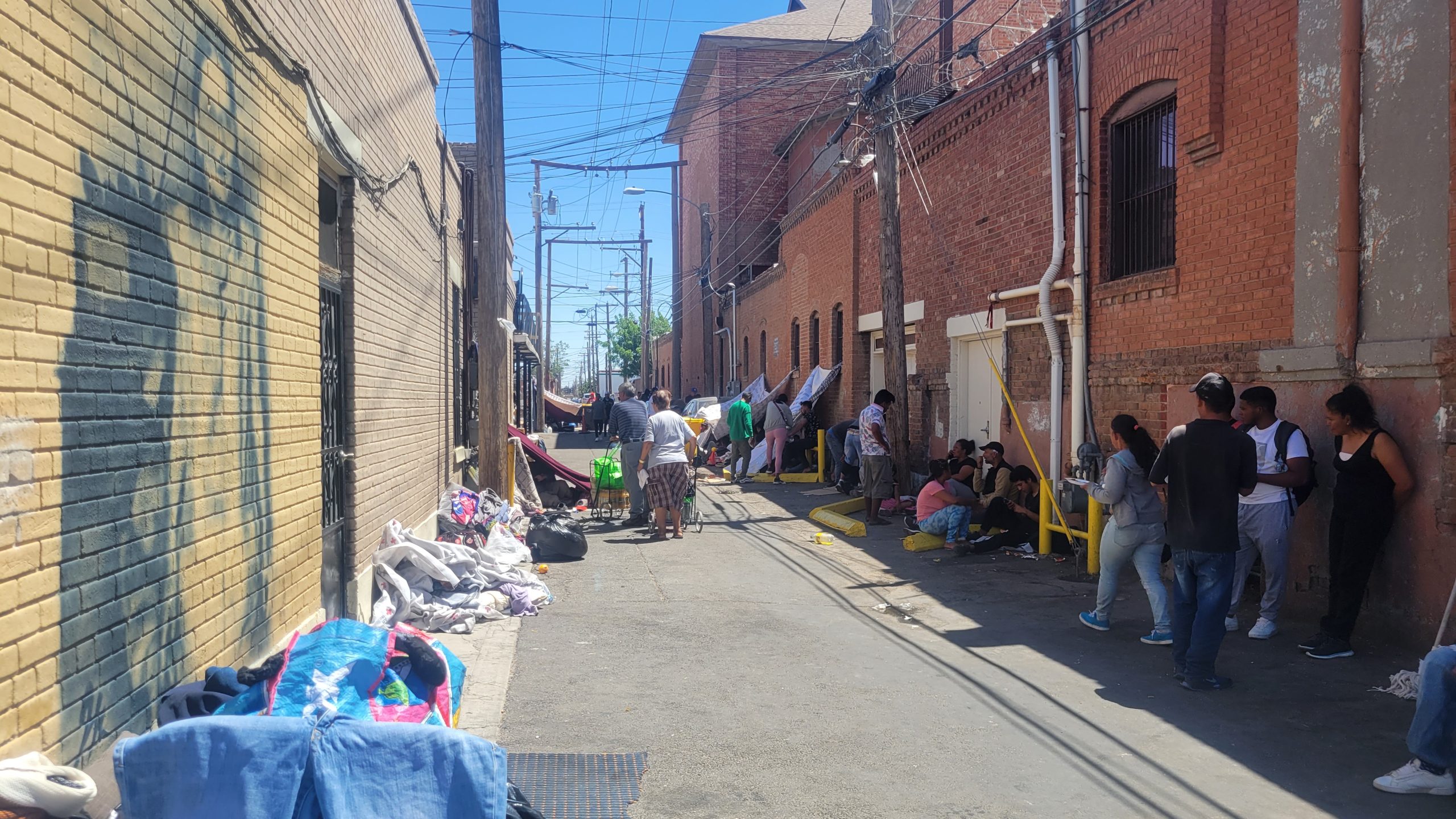 Migrants living outside Sacred Heart Church wait for end of Title 42