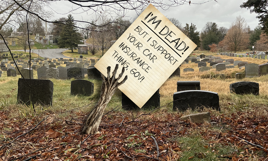 Big Tech Floods Legislators' Inboxes With Emails From Dead People In Support of Hochul's Car Insurance Scheme