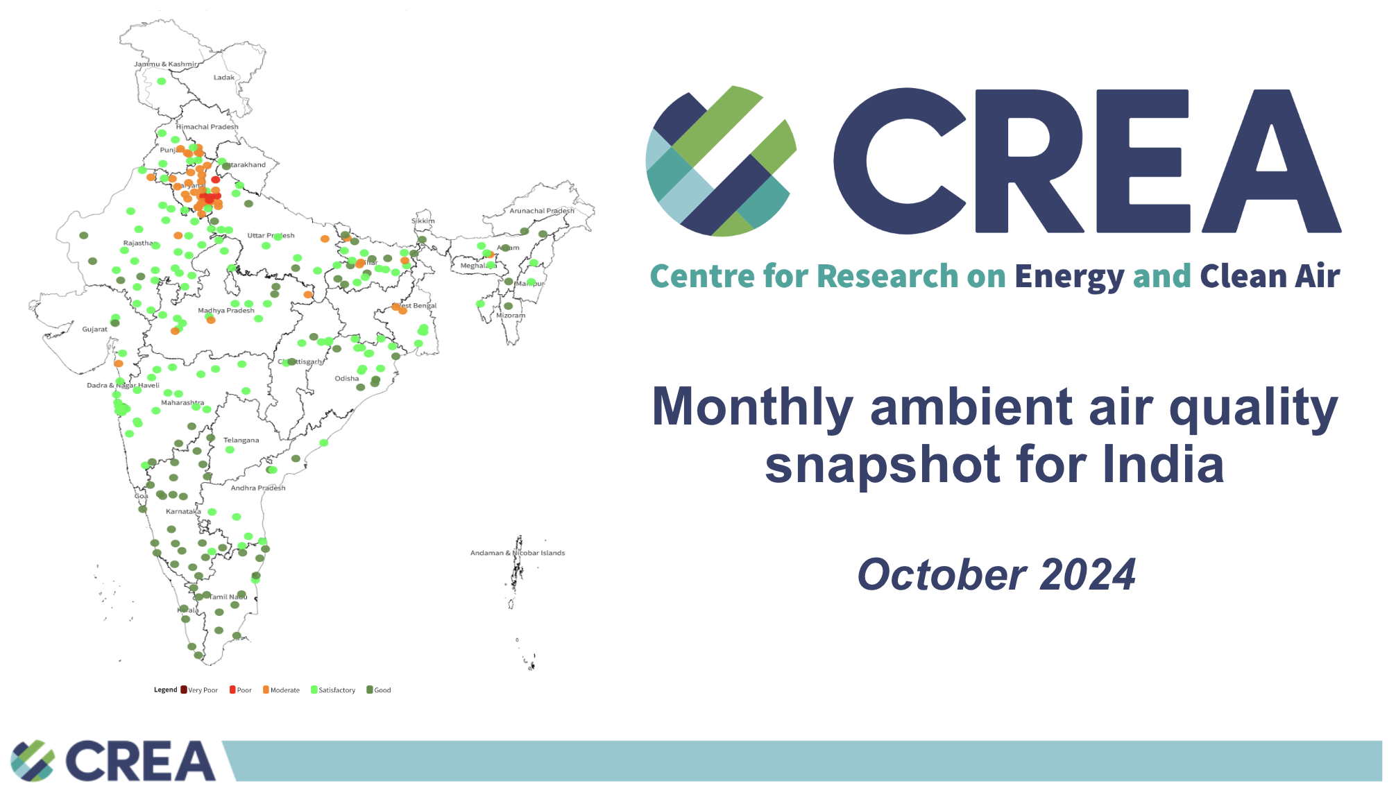 India monthly ambient air quality snapshot: October 2024 – Centre for Research on Energy and Clean Air