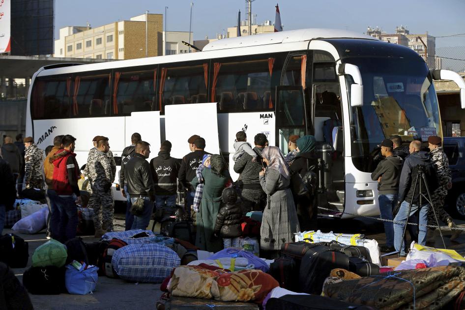 Forced Deportations to Syria: Rights Organizations Call on Lebanon to Respect the Rule of Law