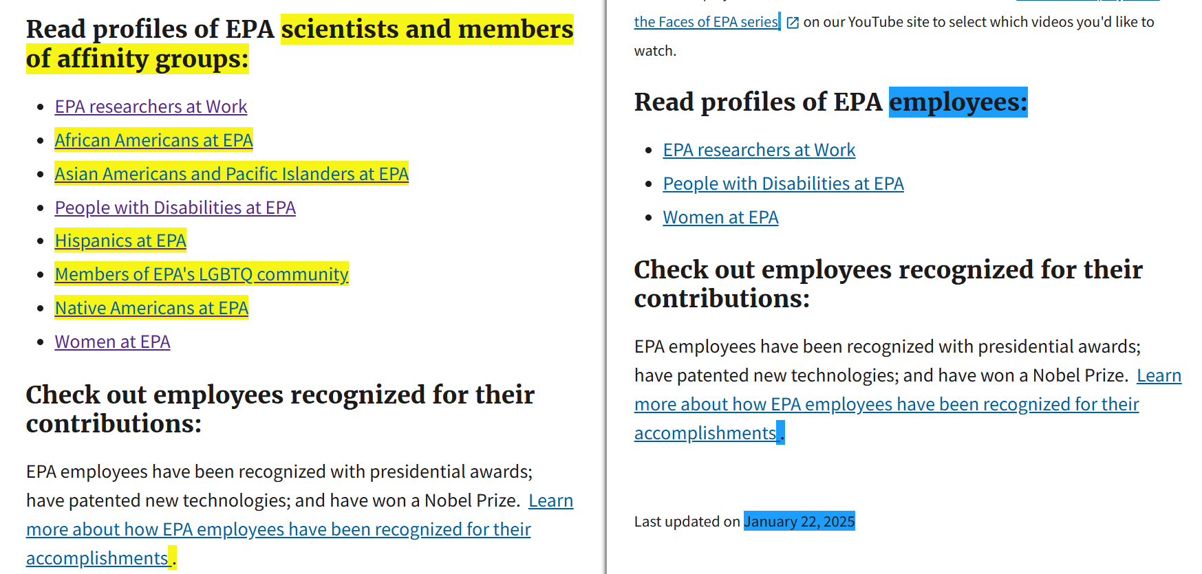 Trump Targets DEI Pages at the EPA – Environmental Data and Governance Initiative