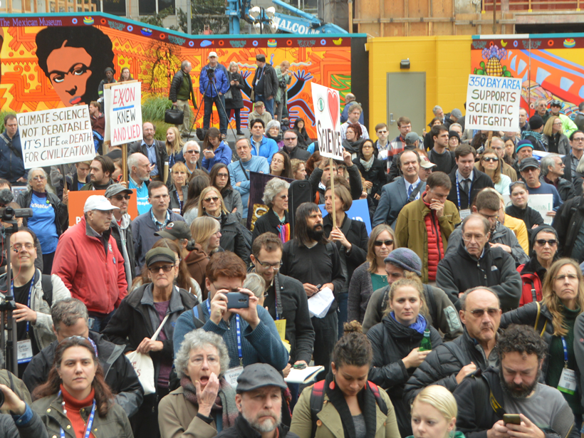 Fearful of Trump, Hundreds in San Francisco Rally for Science - Eos