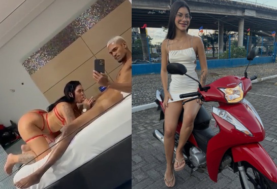 Vazou famosinha Jennifer gomes chupando pau
