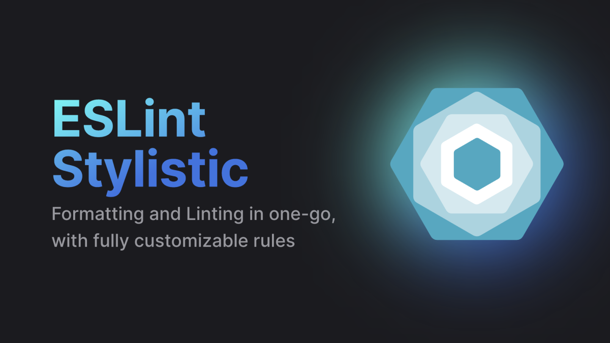 ESLint Stylistic cover