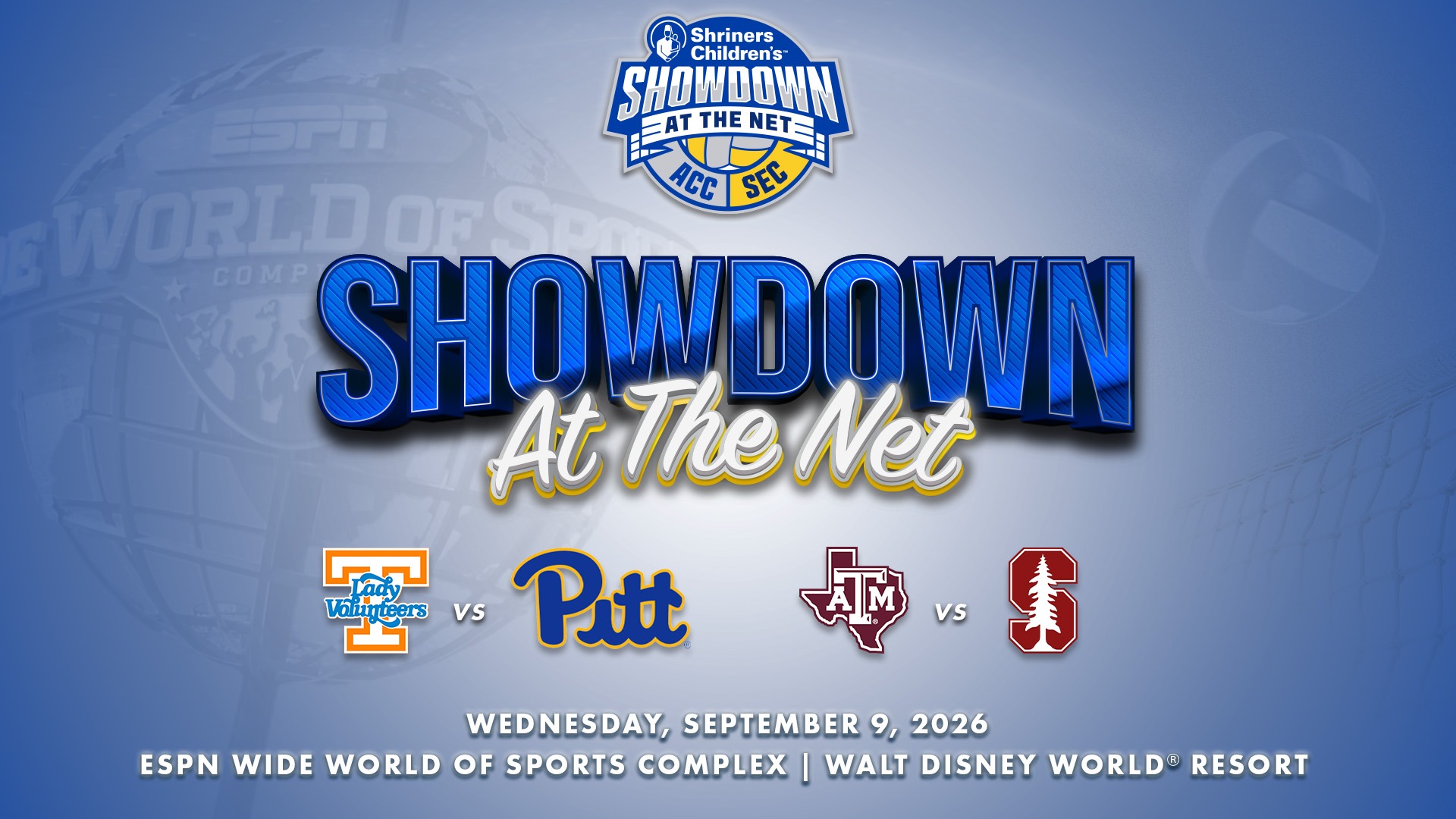 ESPN Events announces 2026 Shriners Children’s ‘Showdown at the Net’ Volleyball Showcase - ESPN Events