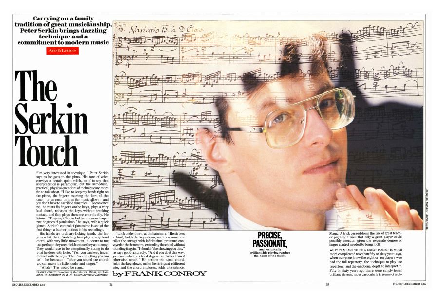 The Serkin Touch | Esquire | DECEMBER 1985