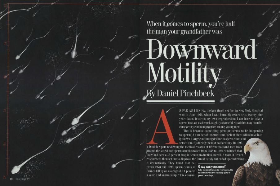 Downward Motility | Esquire | JANUARY 1996