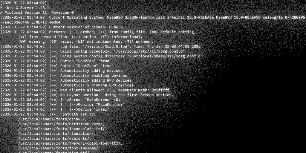 How to switch from Xorg to XLibre in FreeBSD 15.0 | Dragon’s notes