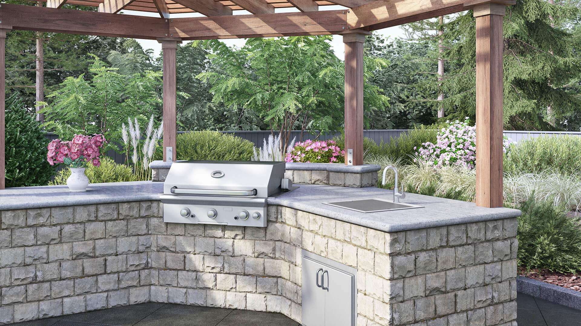 How to Design an Outdoor Kitchen on a Deck - EXT Cabinets